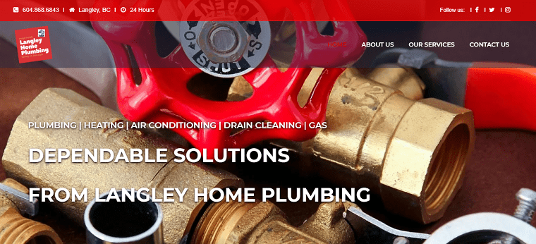 Langley Home Plumbing & Heating's Homepage