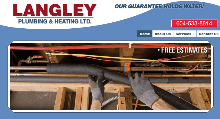 Langley Plumbing & Heating Ltd.'s Homepage