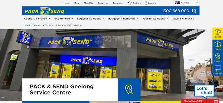 PACK & SEND® Geelong's Homepage