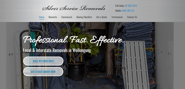 Silver Service Removals' Homepage