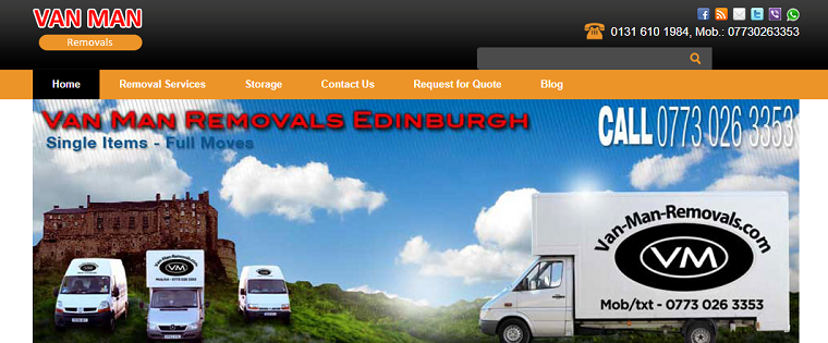 Van Man Removals Edinburgh's Homepage