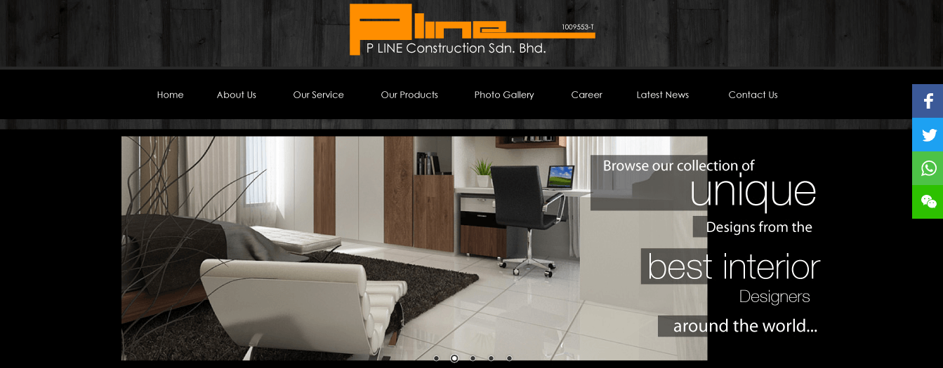 P Line Construction Sdn. Bhd.'s Homepage