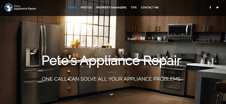 Pete’s Appliance Repair's Homepage