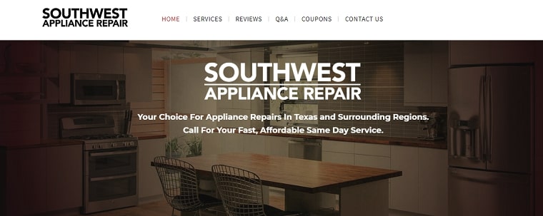Southwest Appliance Repair's Homepage