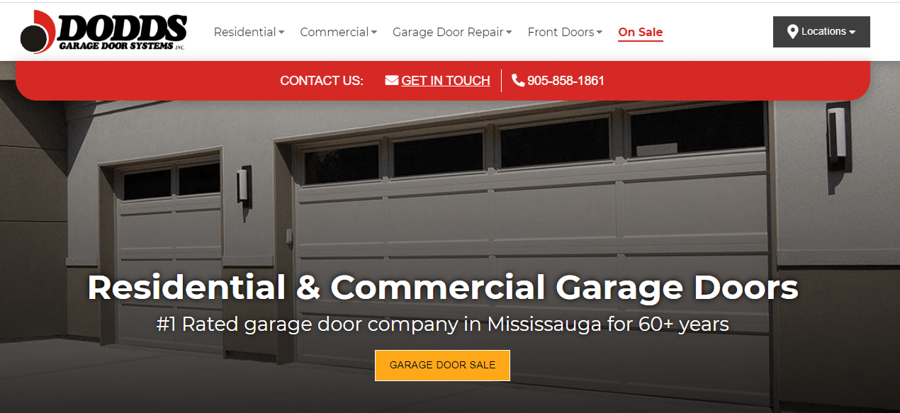 Dodds Garage Door Systems' Homepage