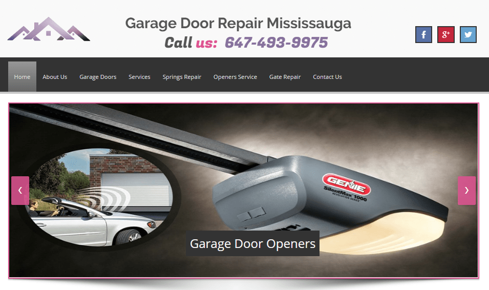 Garage Door Repair Mississauga's Homepage