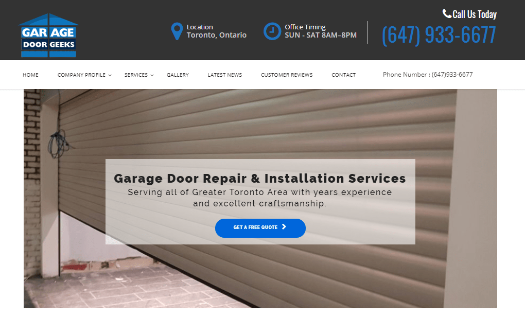 Garage Door Geeks' Homepage