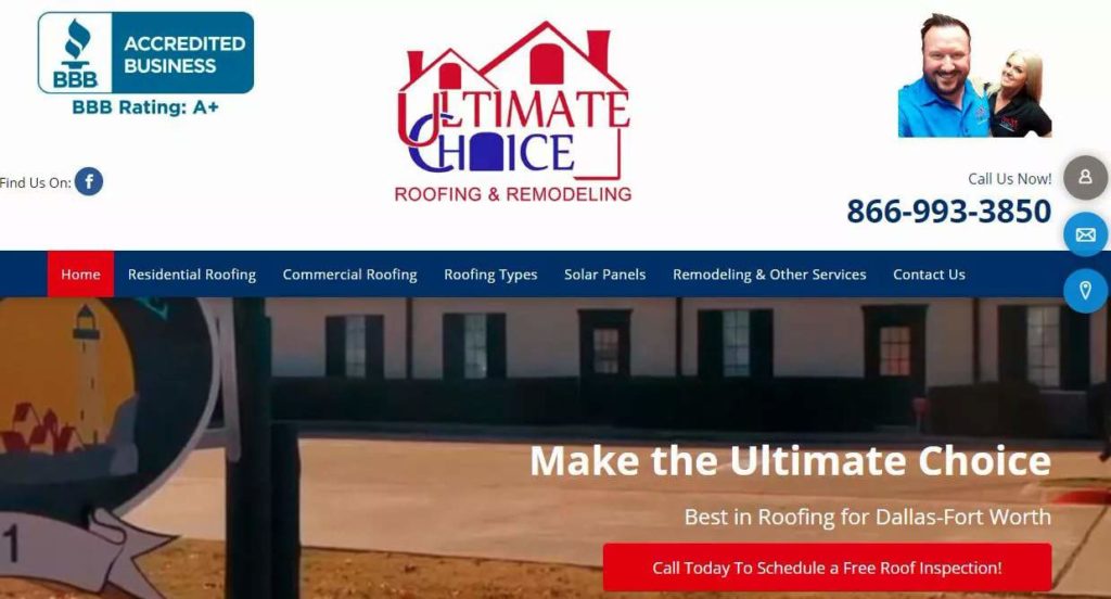 Ultimate Choice Roofing & Remodeling's Homepage