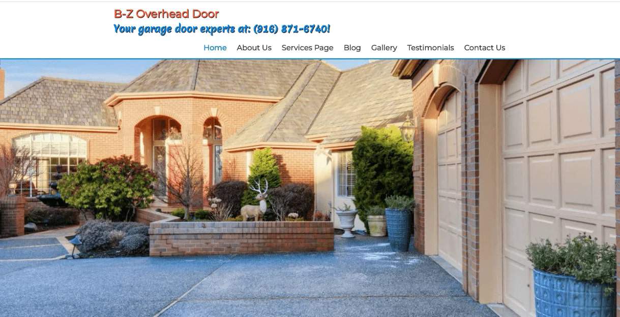 B-Z Overhead Door's Homepage