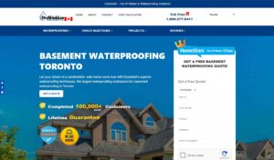 dryshield waterproofing homepage
