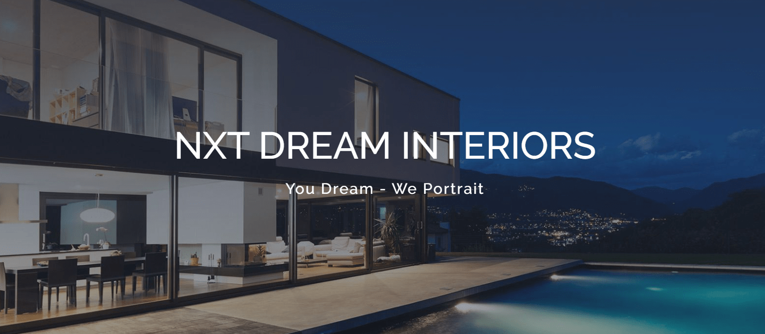 NXT Dream Interiors' Homepage