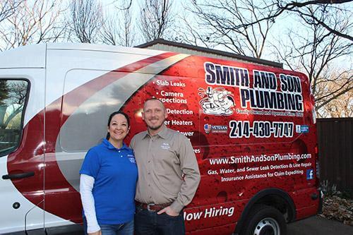 Smith and Son Plumbing's Vehicle