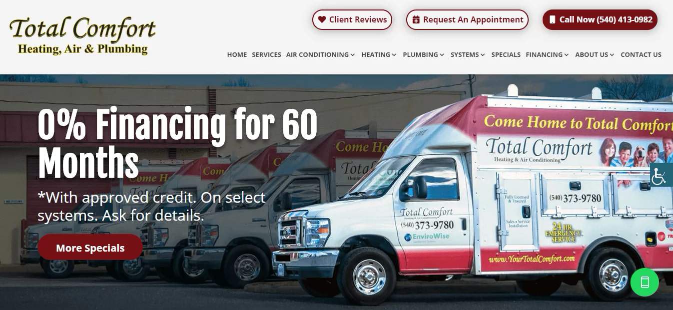 Total Comfort's Homepage