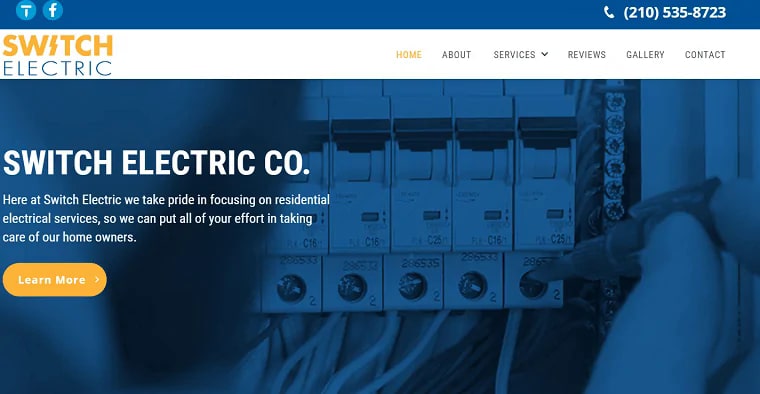 Switch Electric's Homepage