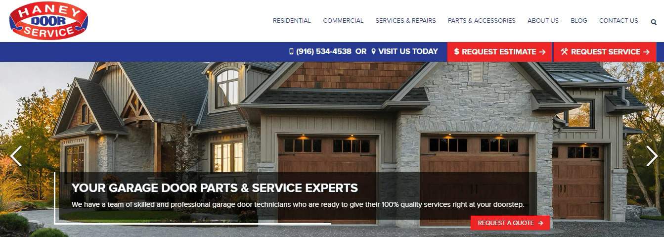 Haney Door Service's Homepage