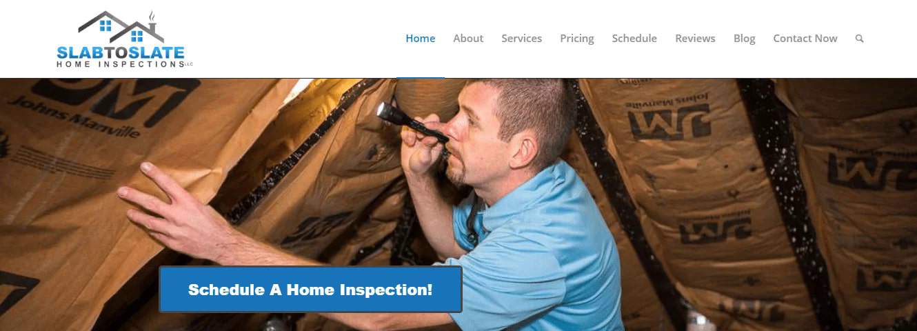 Slab To Slate Home Inspections LLC' Homepage