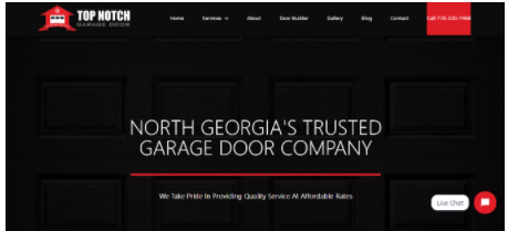 Top Notch Garage Door's Homepage