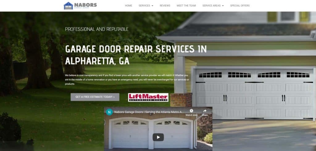Nabors Garage Doors' Homepage