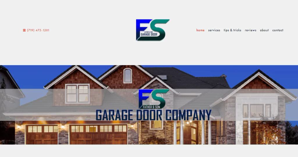 Father and Son Garage Door's Homepage