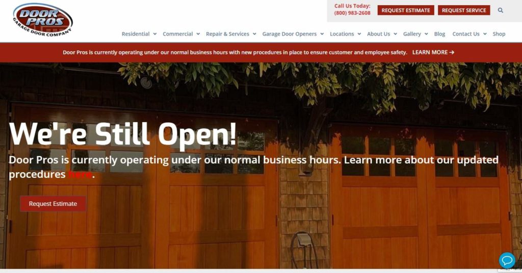 Door Pros' Homepage
