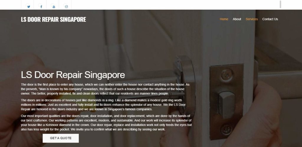 LS Door Repair Singapore's Homepage