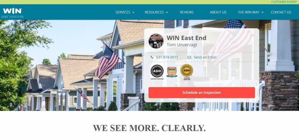 WIN Home Inspection East End's Homepage