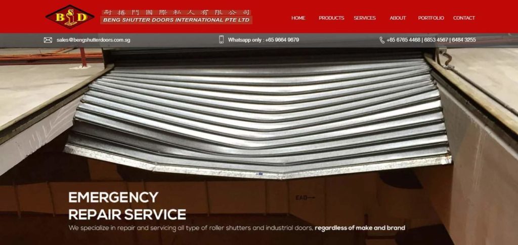 Beng Shutter Doors International's Homepage