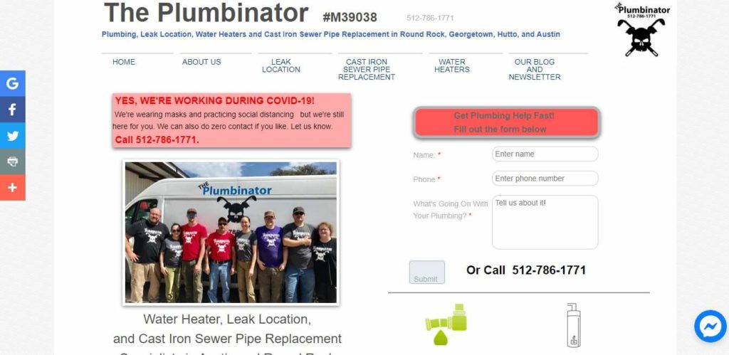 The Plumbinator's Homepage