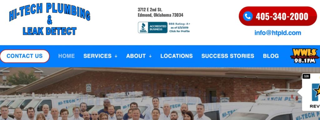 Hi-Tech Plumbing & Leak Detect's Homepage