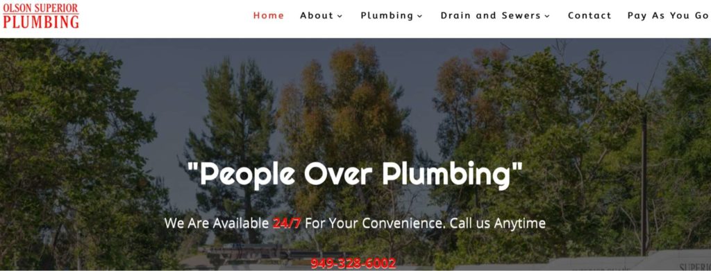 Olson Superior Plumbing's Homepage