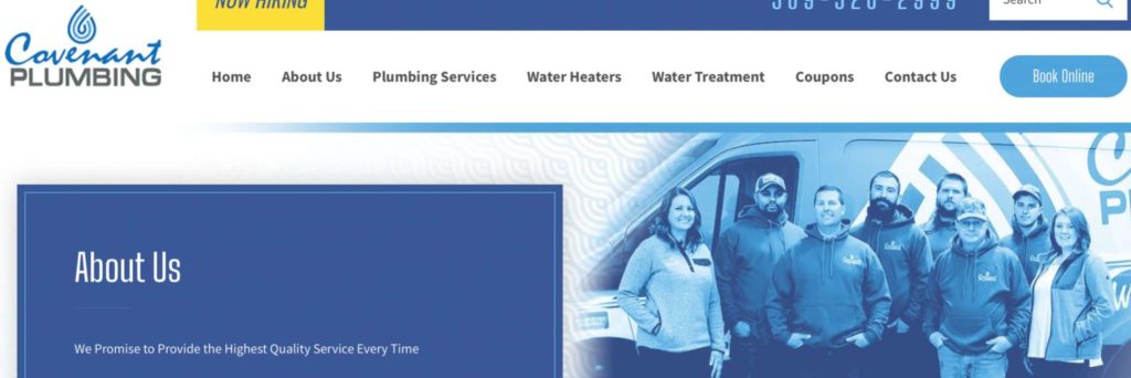 Covenant Plumbing's Homepage