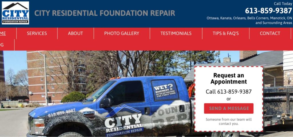 City Residential Foundation Repair's Homepage