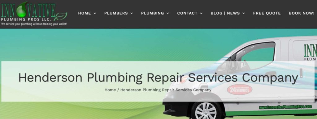 Innovative Plumbing Pros, LLC's Homepage