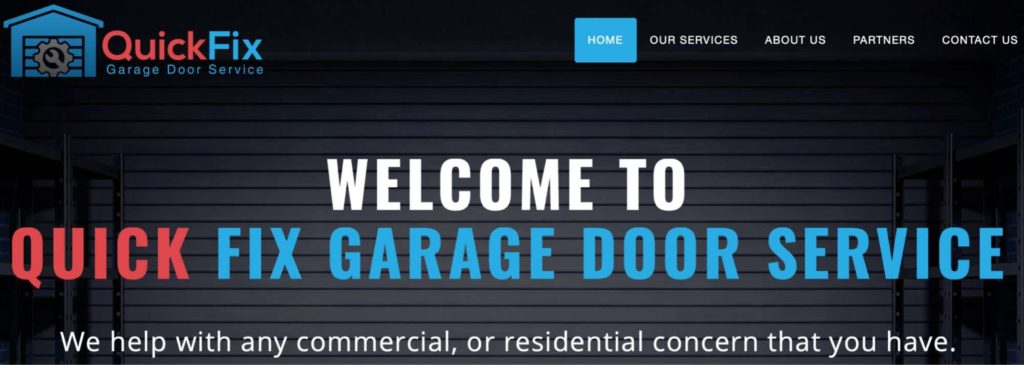 Quick Fix Garage Door Service's Homepage