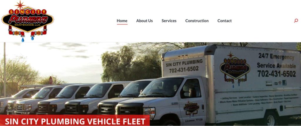 Sin City Plumbing & Maintenance LLC's Homepage