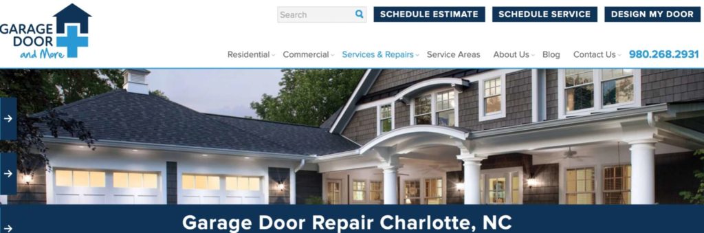 Garage Door & More's Homepage
