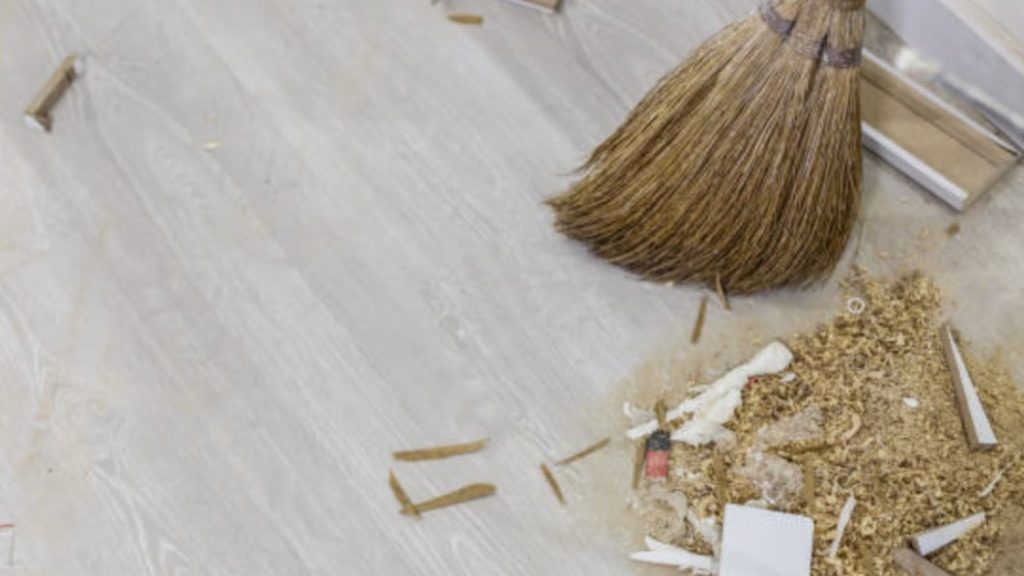 Clean up the Work Area