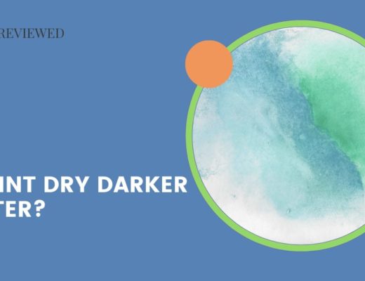 Does paint dry darker or lighter