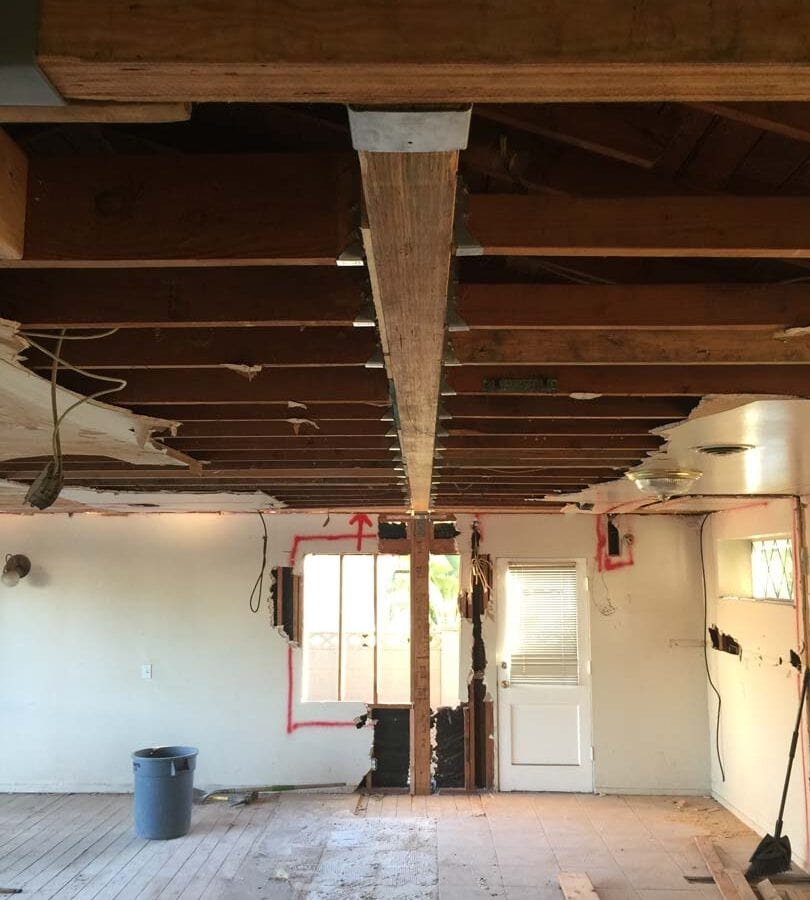 How can you tell if the wall is load-bearing