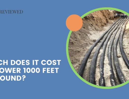 How much does it cost to run power 1,000 feet underground