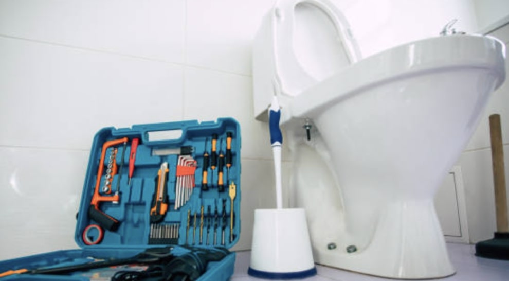 Replace the toilet flange