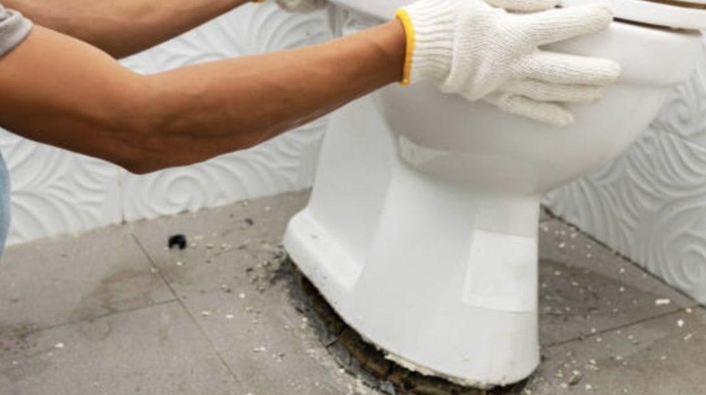 Replace the toilet seal