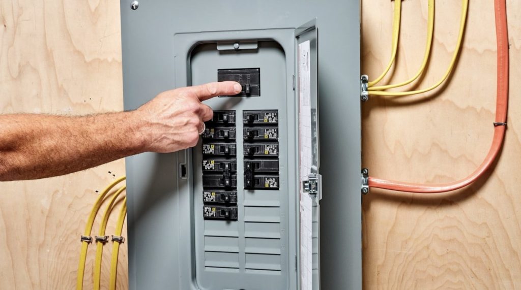 Turn off the breaker