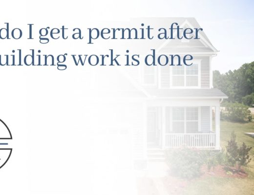 How do I get a permit after the building work is done