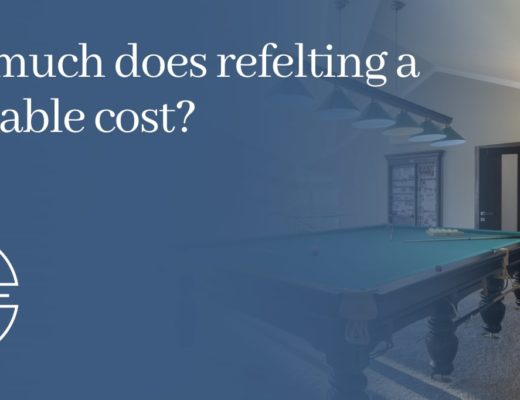 How much does refelting a pool table cost