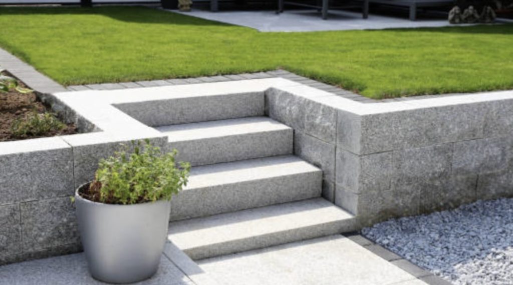 What is included in the total cost of granite step installation