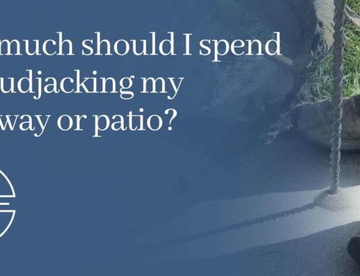How much should I spend for mudjacking my driveway or patio
