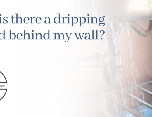 Why is there a dripping sound behind my wall