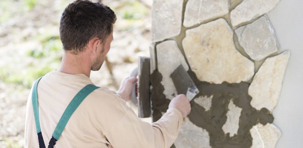 How much does labor cost for using a specific wall stone