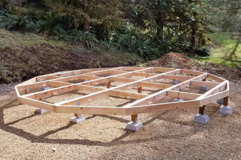 Base Structural Platform of the Yurt